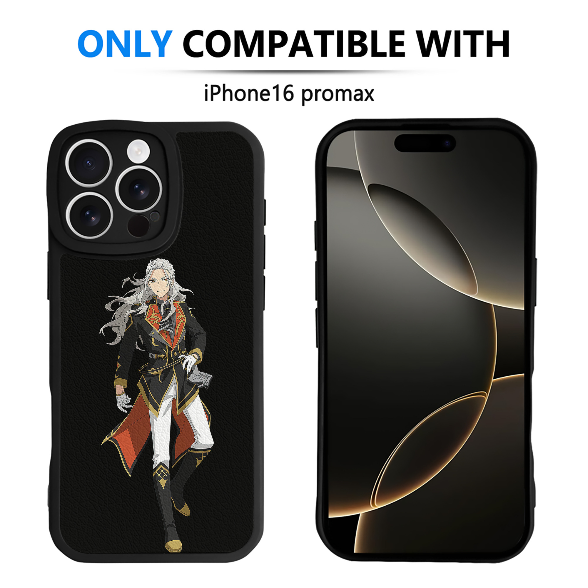 （画像用） あんさんぶるスターズ! Ensemble Stars 【iPhone 16シリーズ対応】シリコンスマホケース（レザー調） 材質：シリコン